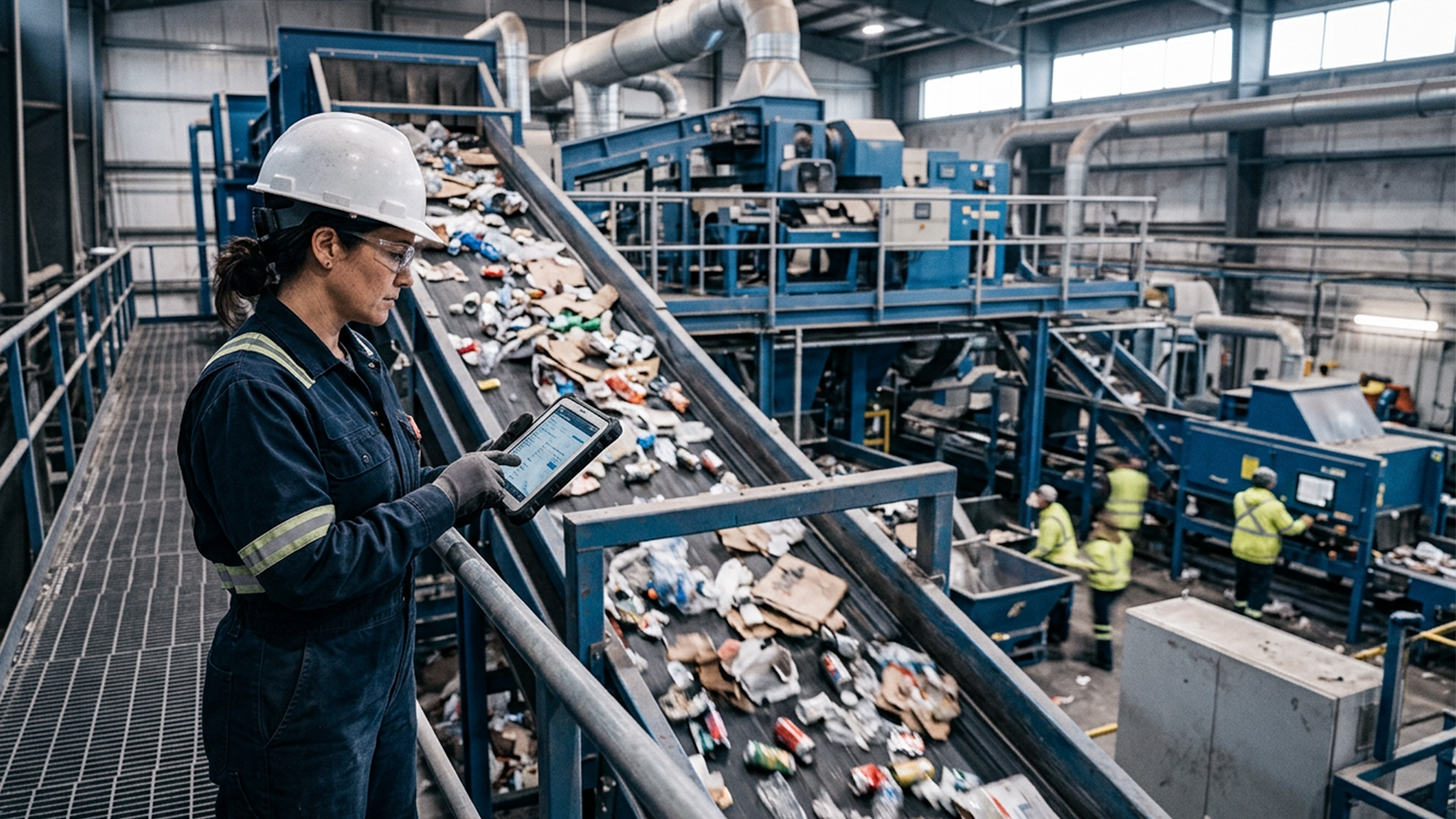260623_CERTANIA_IFU-CERT_AI_worker_tablet_waste_sorting_facility 260623_CERTANIA_IFU-CERT_AI_worker_tablet_waste_sorting_facility