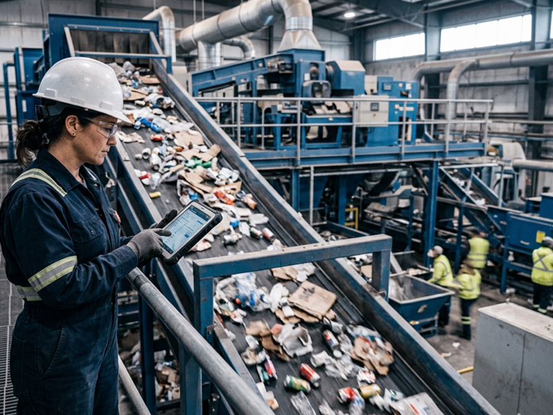 260623_CERTANIA_IFU-CERT_AI_worker_tablet_waste_sorting_facility